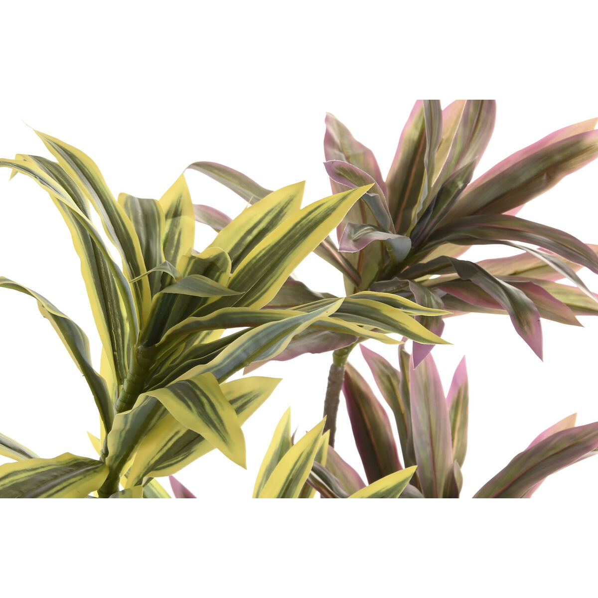 Planta Decorativa Home ESPRIT Polietileno Fibra 30 x 30 x 75 cm (2 Unidades) 2 S3063053_1