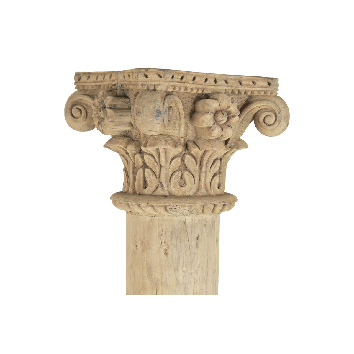 Figura Decorativa Home ESPRIT Natural Columna Decapé 30 X 30 X 200 CM 7 S3062628_6
