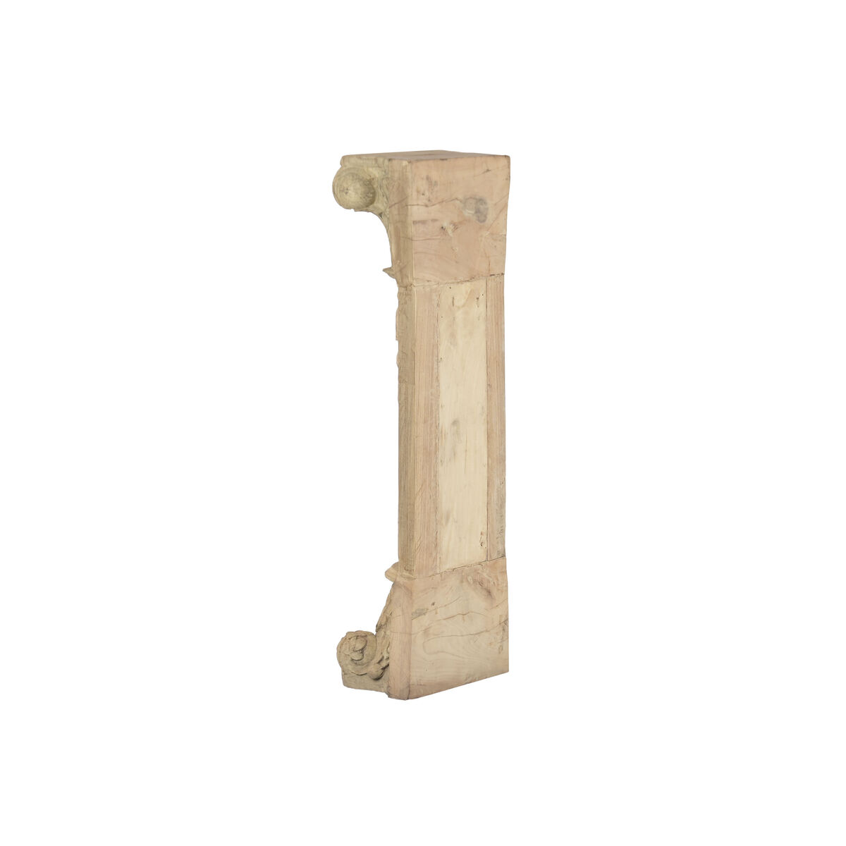 Figura Decorativa Home ESPRIT Natural Columna Decapé 35 X 25 X 125 CM 2 S3062629_1