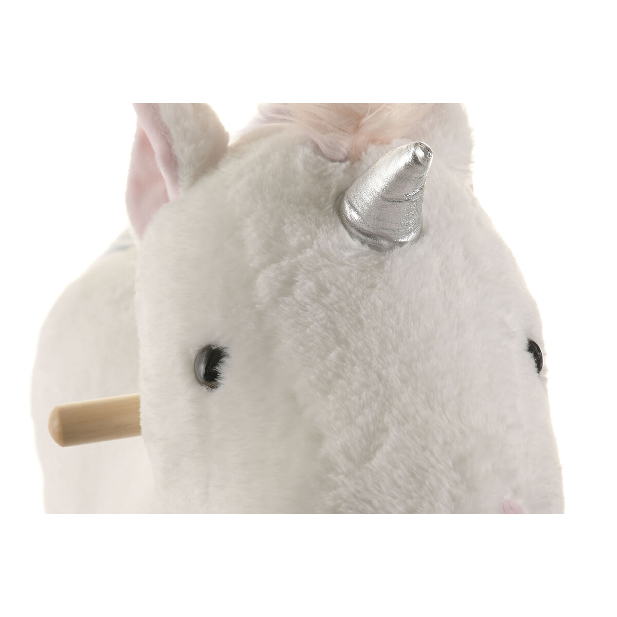 Mecedora Home ESPRIT Blanco Natural Unicornio 4 S3062739_3