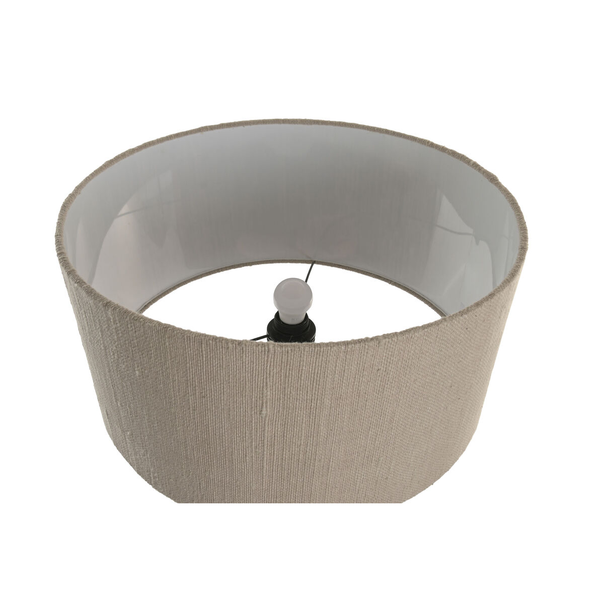 Lámpara de mesa Home ESPRIT Negro Beige Natural 50 W 220 V 2 S3062821_1