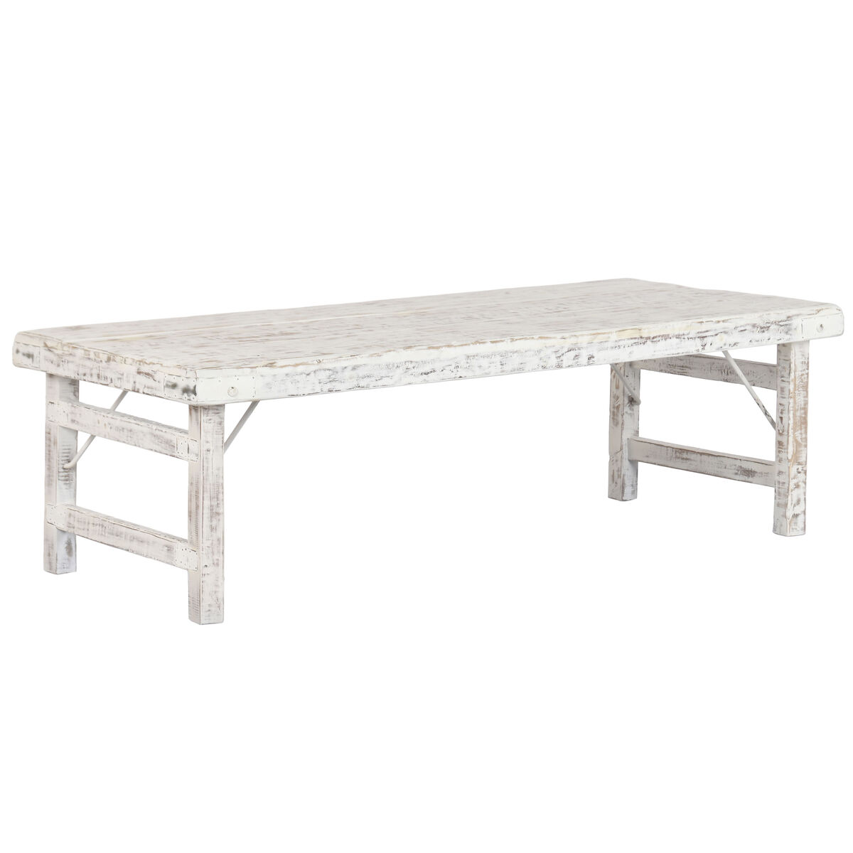 Mesa de Centro Home ESPRIT Blanco 148 X 69 X 47 CM 1 S3063100_0