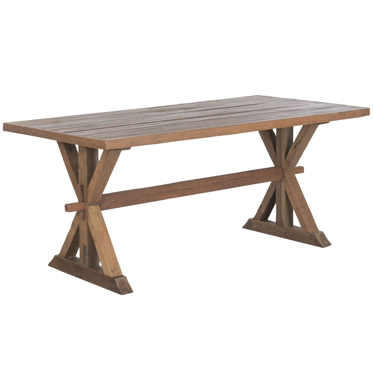 Mesa de Comedor Home ESPRIT Natural Madera Reciclada 180 x 90 x 78 cm 1 S3063101_0
