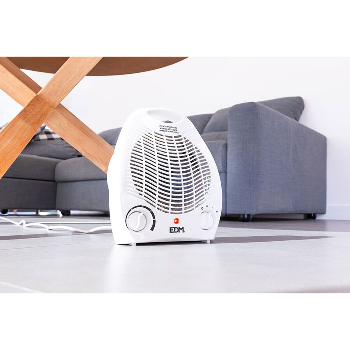 Calefactor Vertical EDM 07204 Blanco 1000-2000 W 1000 - 2000 W 4 S7914881_3