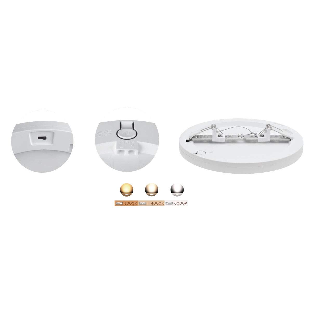 Foco empotrable Muvit iO Blanco 30 W 3000 lm 330 mm Wi-Fi 11 M1300336_10