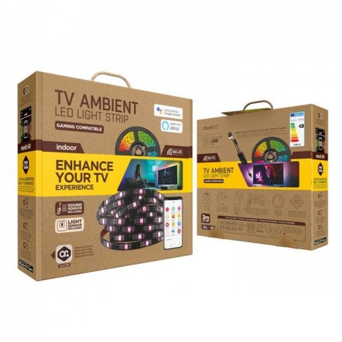 muvit iO Tira LED USB WiFi TV RGB 3m con sensor ambiental y de sonido 18 M1300351_17