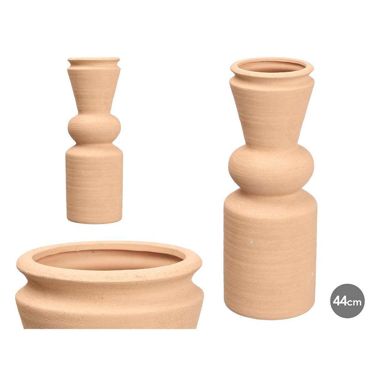 Jarrón Gift Decor Marrón Cerámica Cónico 15 x 44 x 15 2 S3634157_1