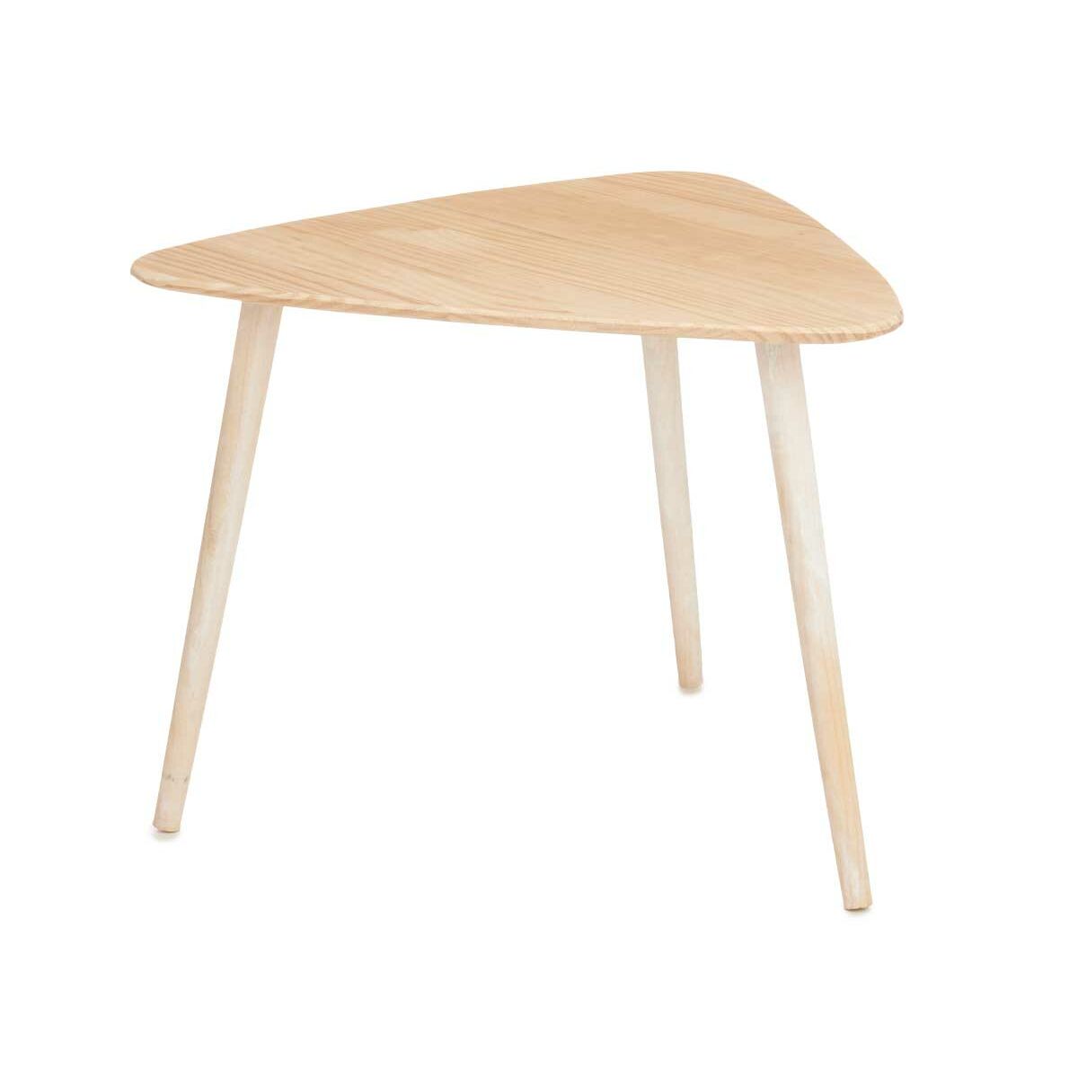 Mesa de Centro Gift Decor Blanco Marrón Madera 60 x 48 x 64 cm 1 S3630914_0