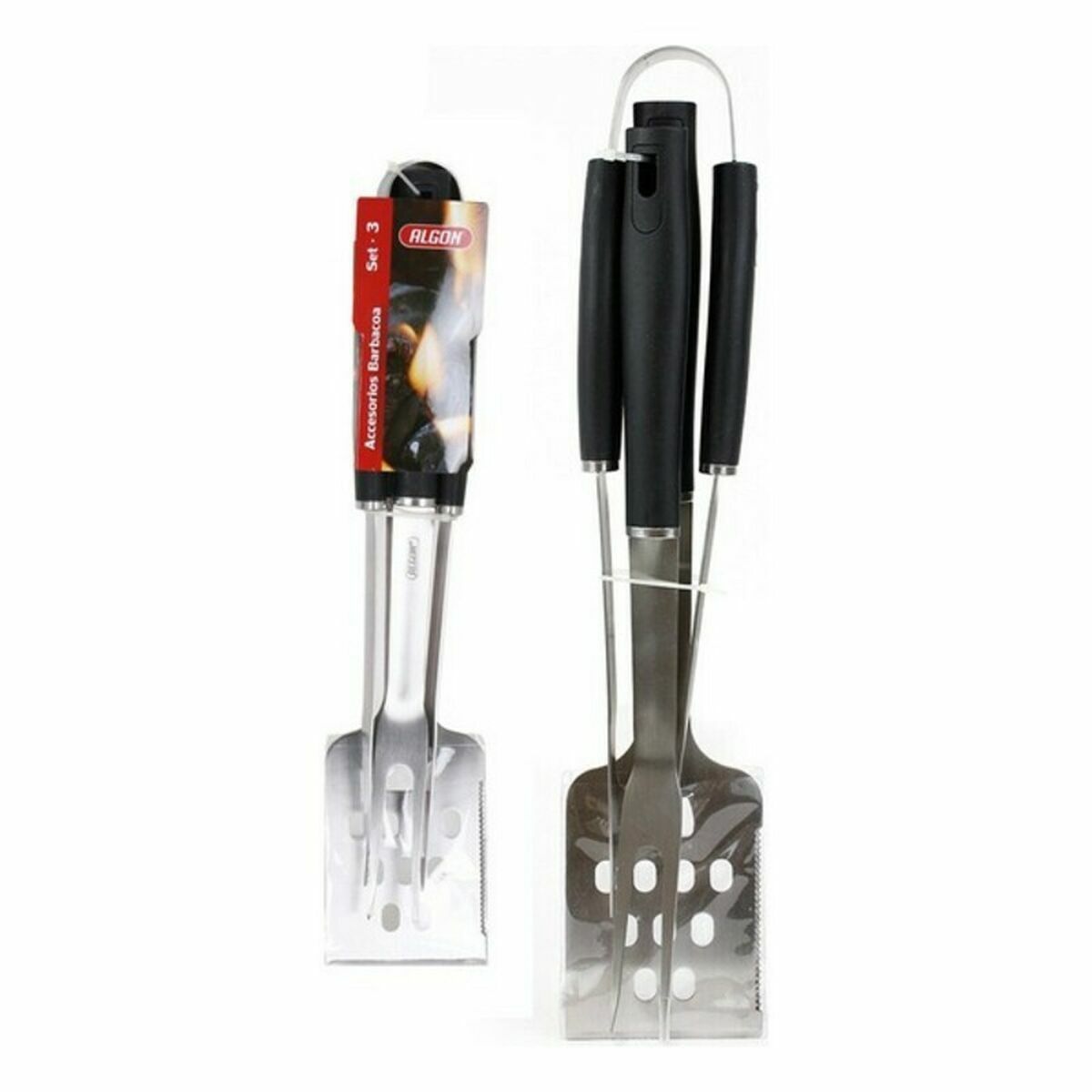 Utensilios para barbacoas BBQ Black Algon 104748 3 Piezas (6 Unidades) 2 S2230956_1