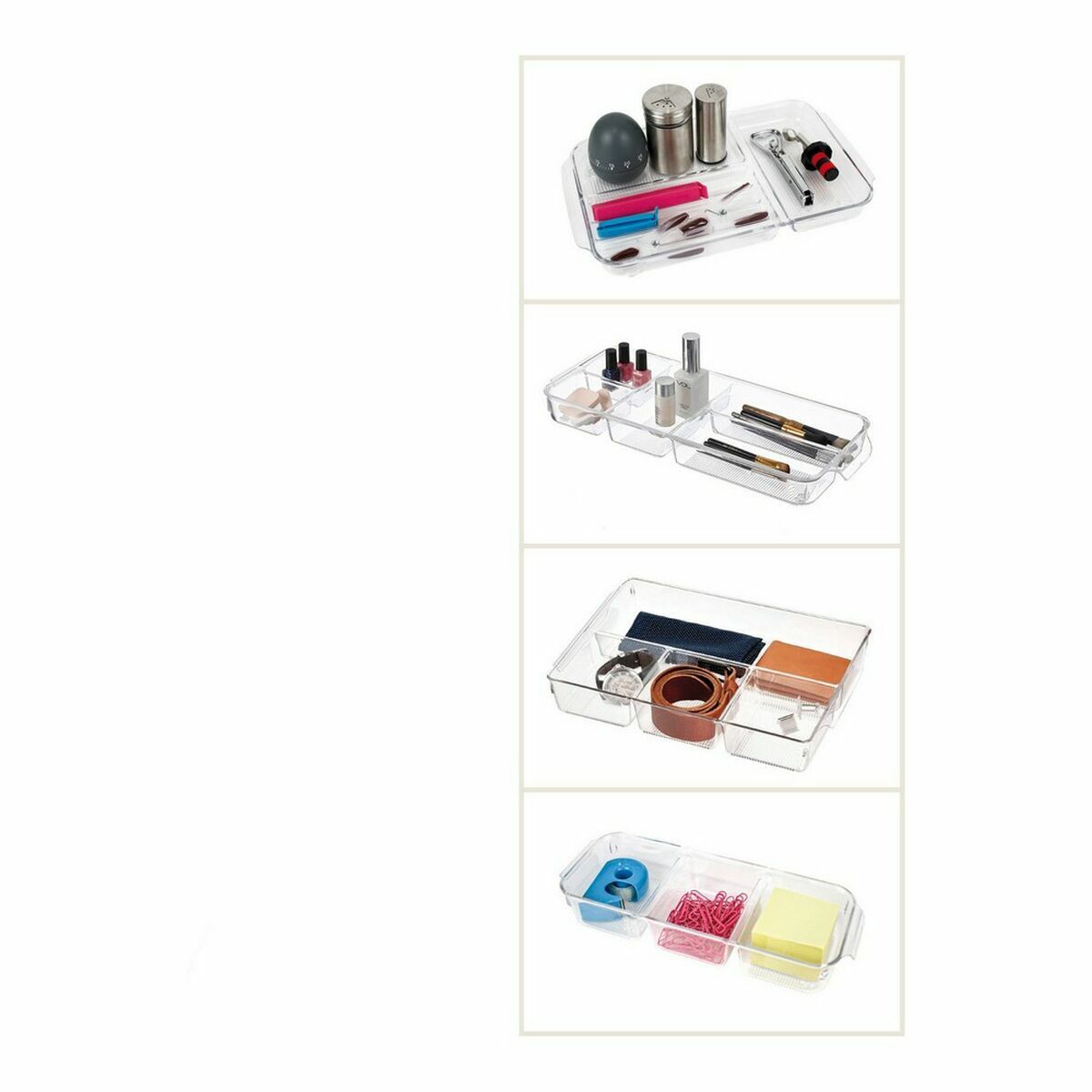 Organizador Multiusos Confortime Poliestireno 35 x 13 x 6 cm (12 Unidades) 4 S2229704_3