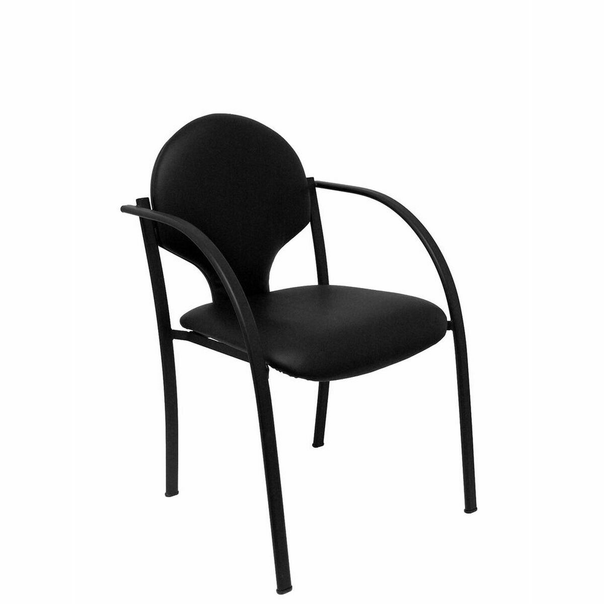Silla de Recepción Hellin PYC PACK220NSPNE Negro 1 S7754561_0