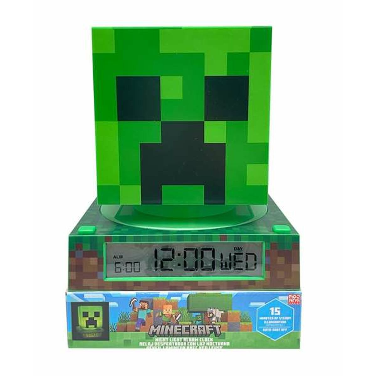 Lámpara de mesa Minecraft Verde 1 S2453985_0