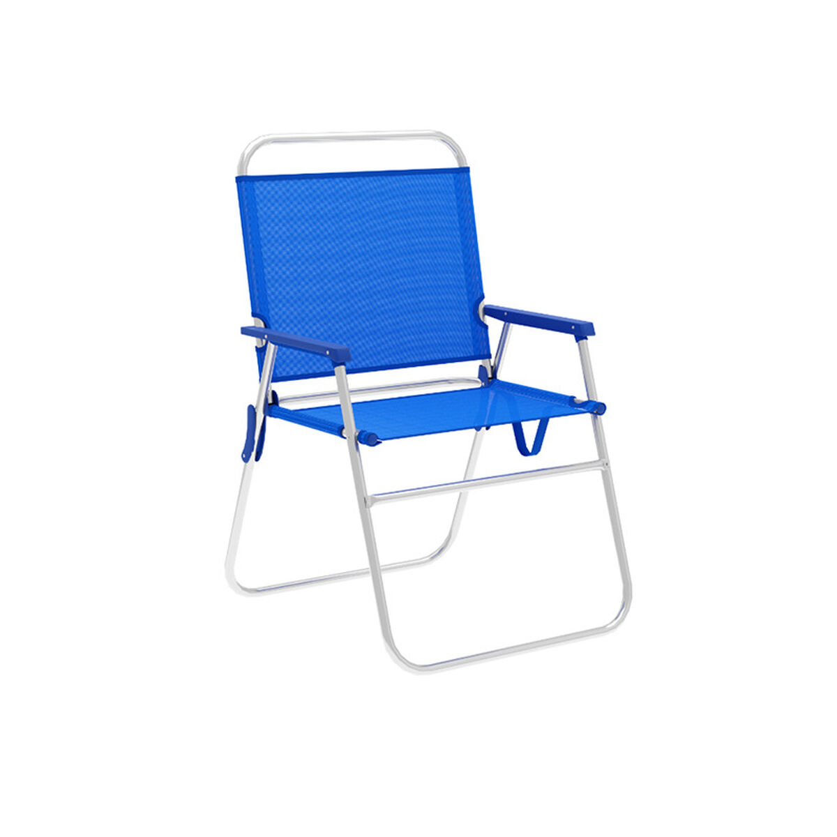 Marbueno Silla Plegable Aluminio Azul Playa y Piscina 52X56X80 cm 10245 1 D1400044_0