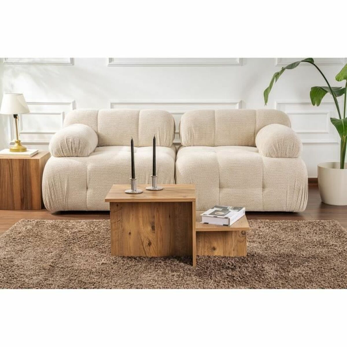 Mesa de Centro Harmony Marrón 80 x 40 x 40 cm 4 S71022441_3