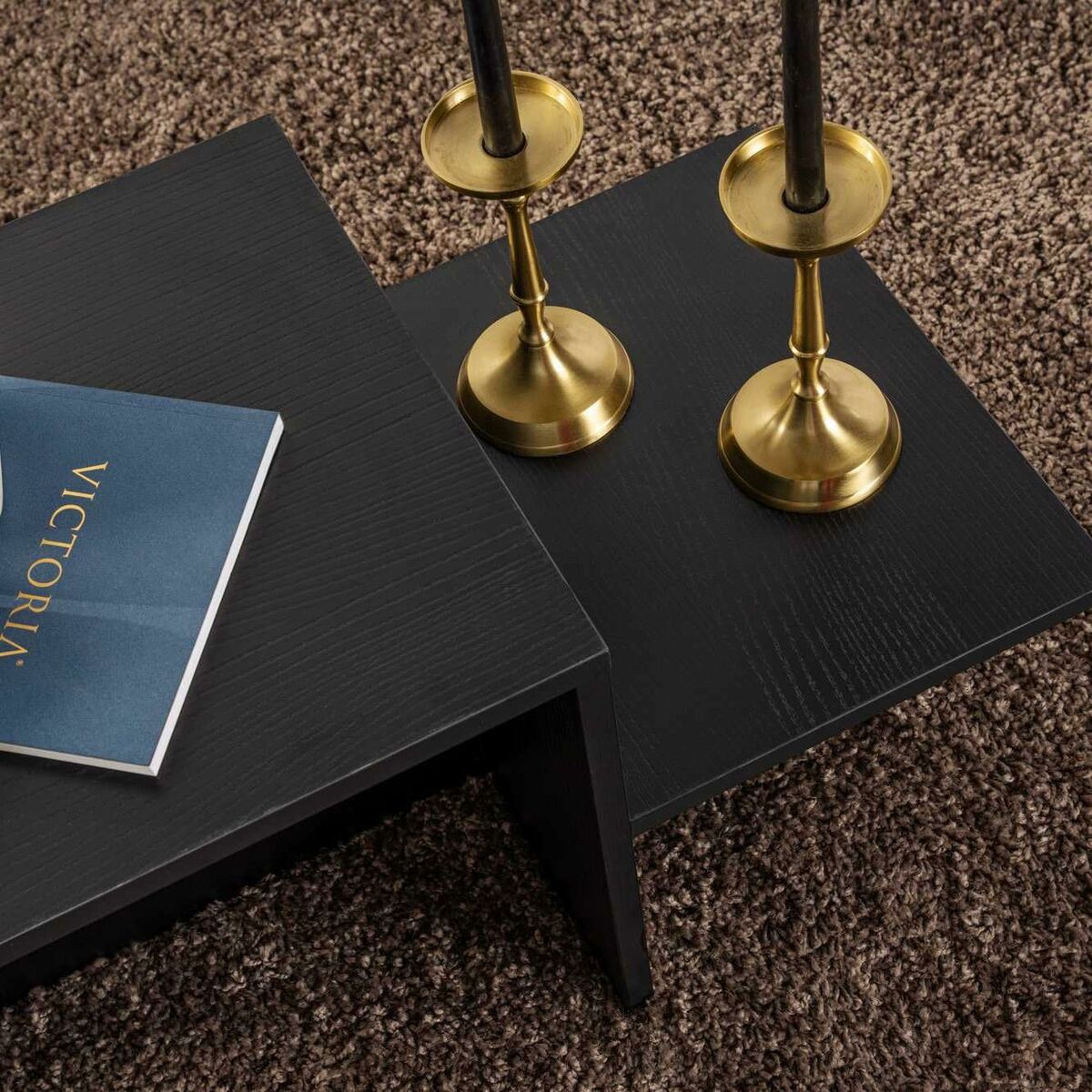 Mesa de Centro Harmony Negro 80 x 40 x 40 cm 6 S71022442_5