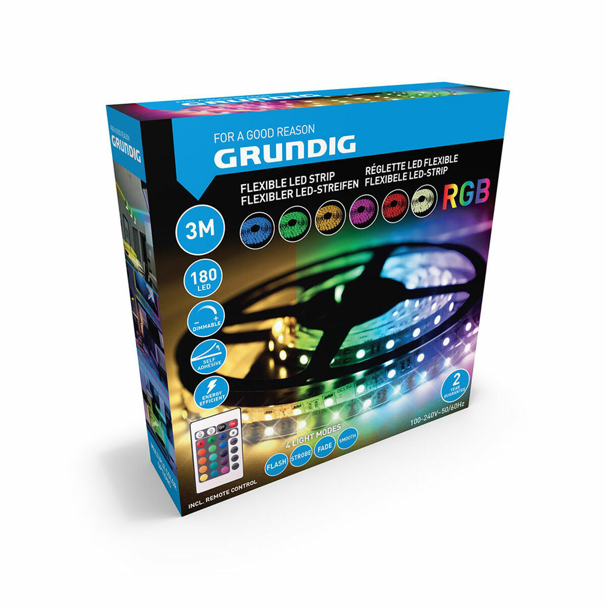 Tiras LED Grundig RGB 180 4 S7923042_3