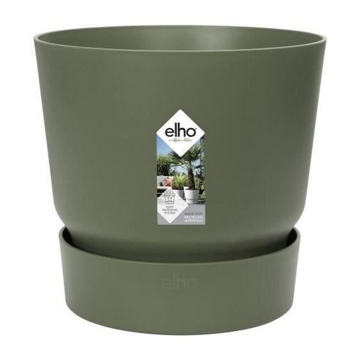 Maceta Elho Greenville Ø 39 x 36,8 cm Verde 2 S7148991_1