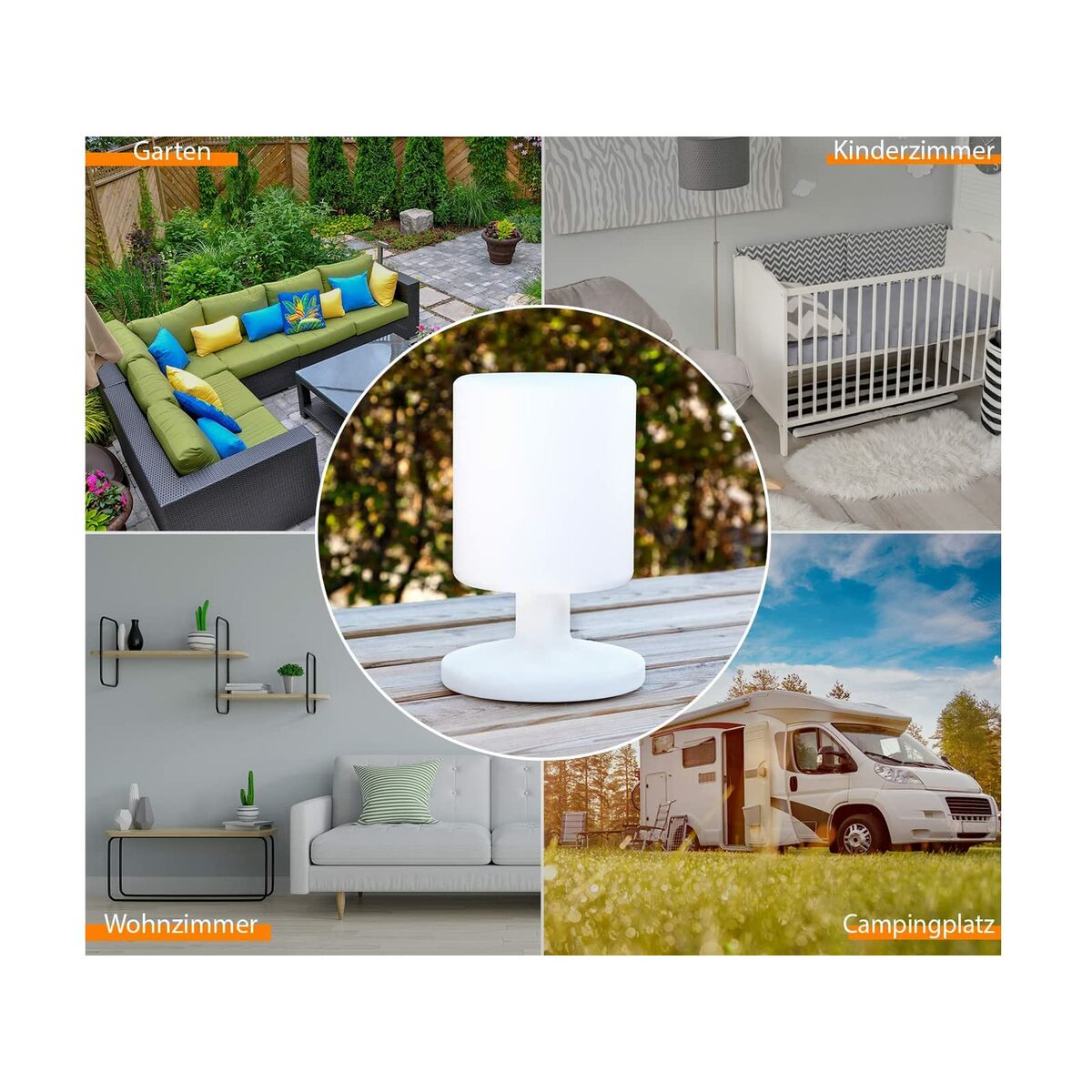 Farolillo Smartwares IDE-60067 Blanco Plástico 4 S9913413_3