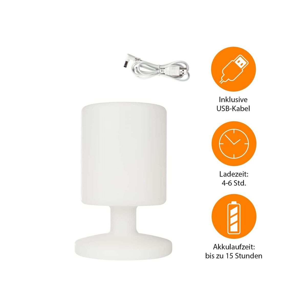 Farolillo Smartwares IDE-60067 Blanco Plástico 7 S9913413_6