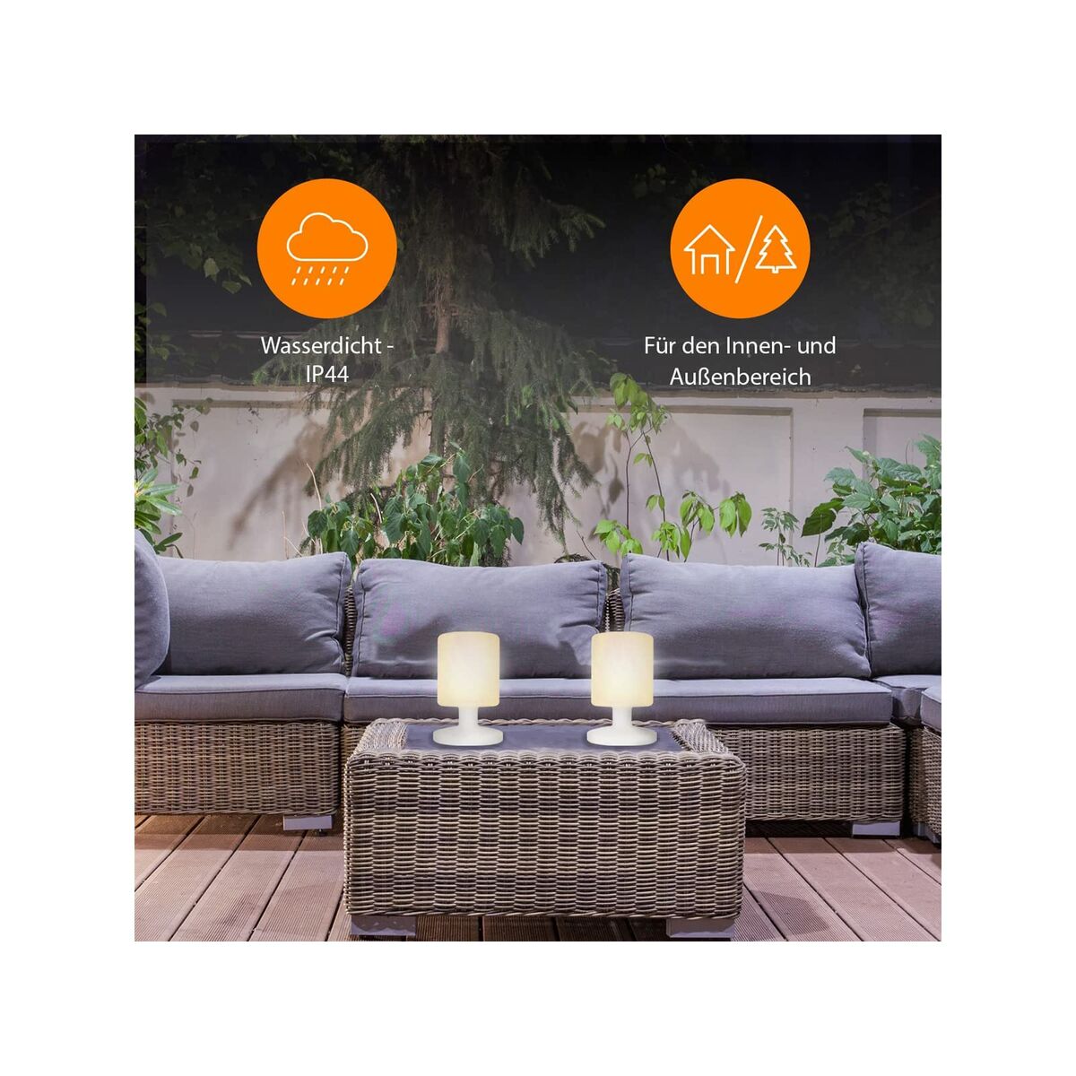 Farolillo Smartwares IDE-60067 Blanco Plástico 8 S9913413_7