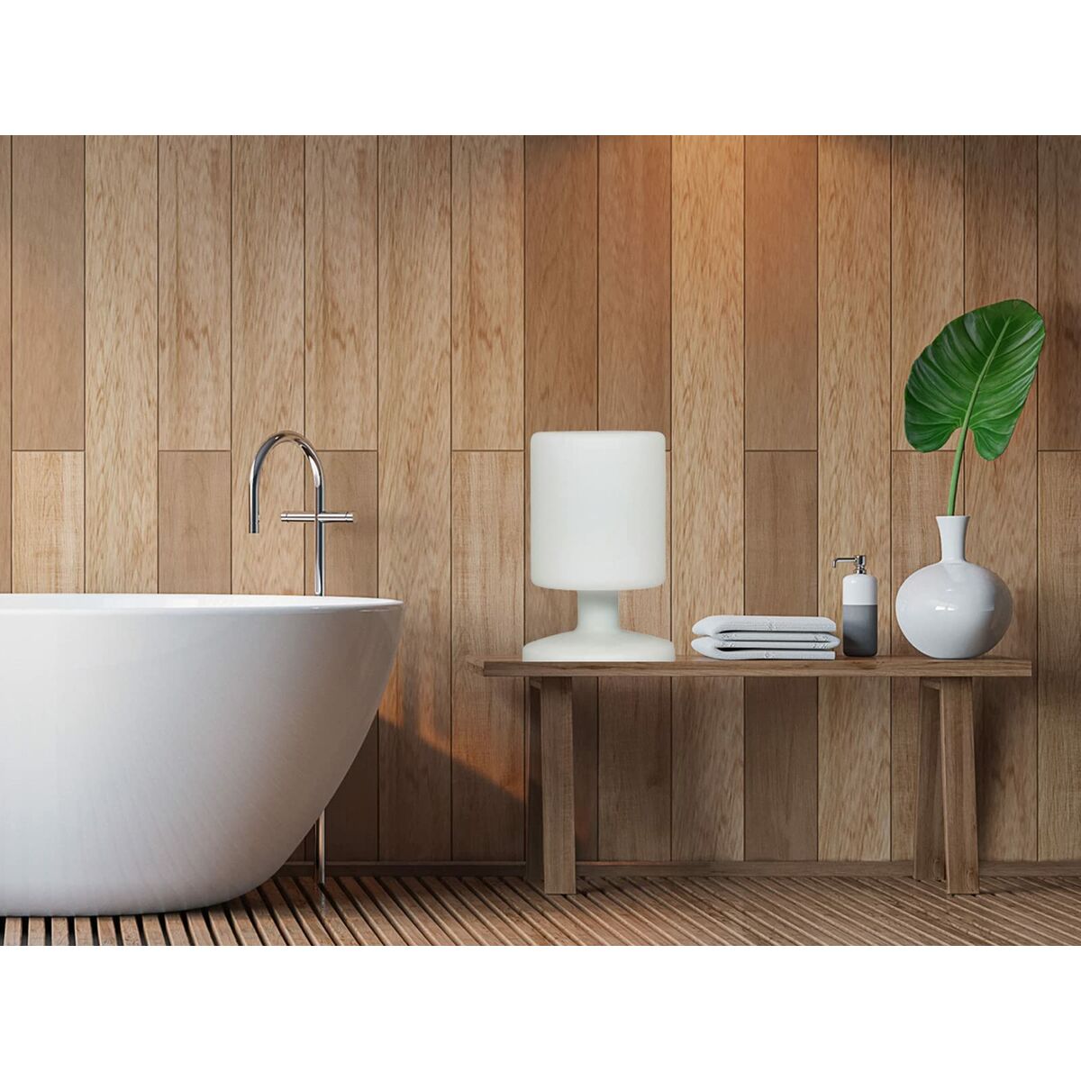 Farolillo Smartwares IDE-60067 Blanco Plástico 10 S9913413_9