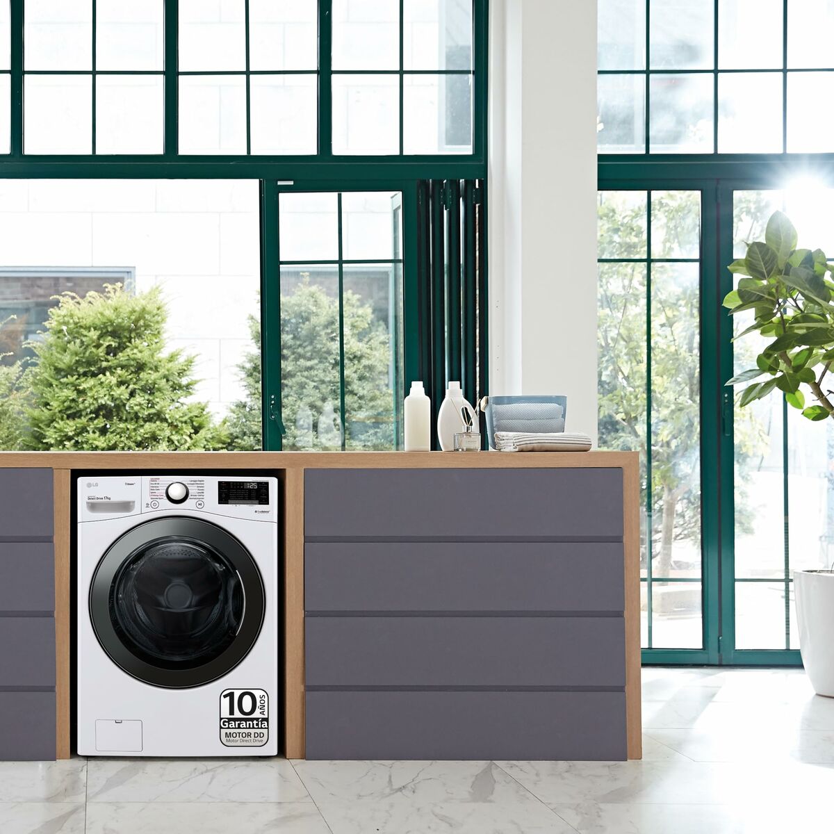 Lavadora LG F1P1CY2W 70 1100 rpm 17 kg 70 cm E 7 S7601679_6