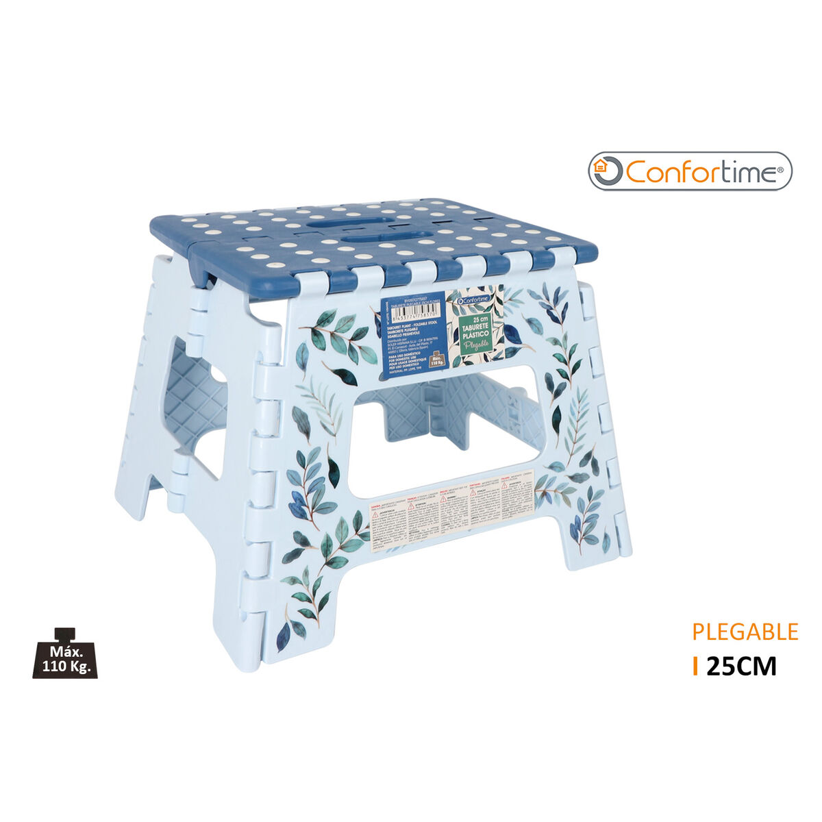 Taburete Plegable Confortime FLORES 25 cm 6 Unidades 2 S2236348_1