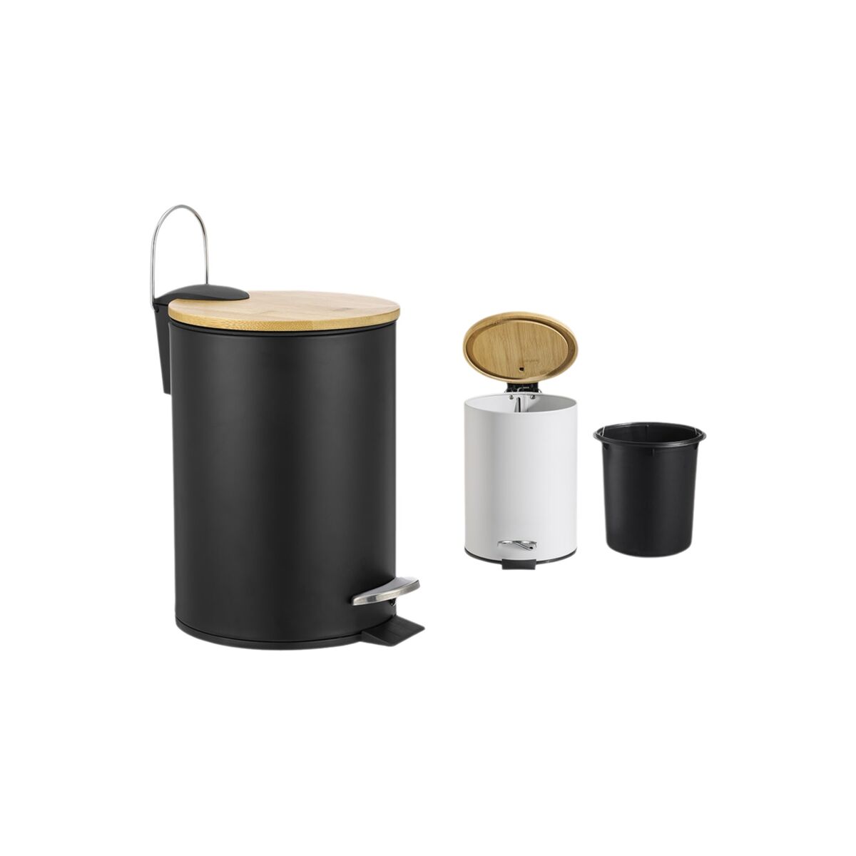 Papelera con Pedal Confortime 3 L (6 Unidades) 2 S2241496_1