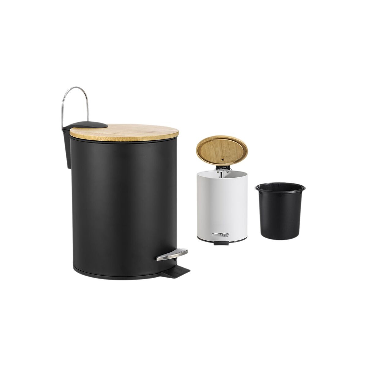 Papelera con Pedal Confortime 5 L (6 Unidades) 2 S2241498_1