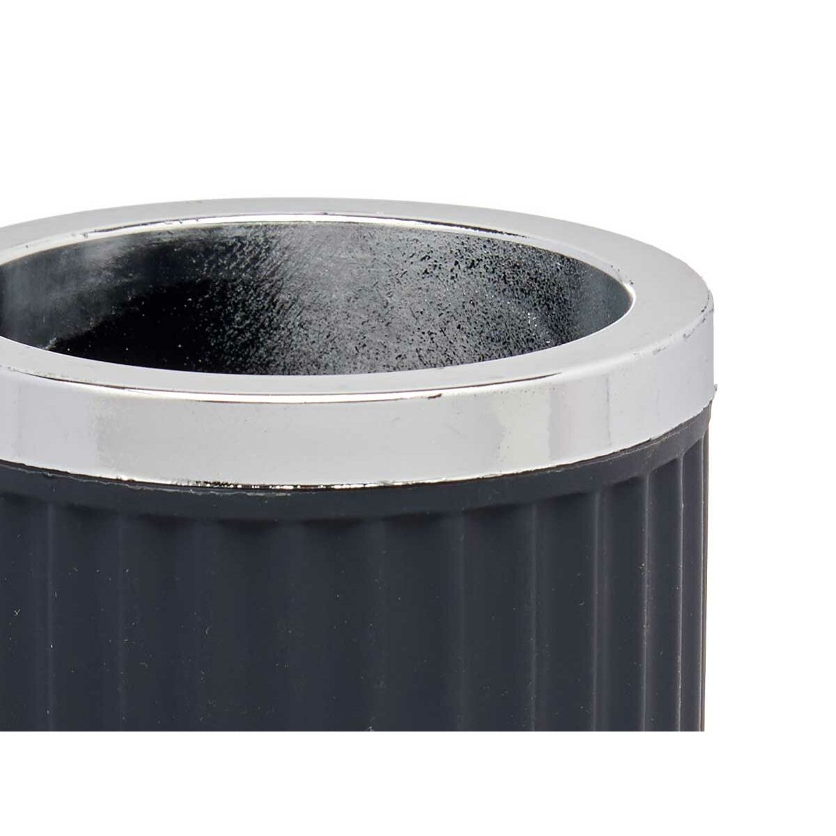 Vaso Berilo Antracita Plástico 7,5 x 11,5 x 7,5 cm (16 Unidades) 3 S3633696_2