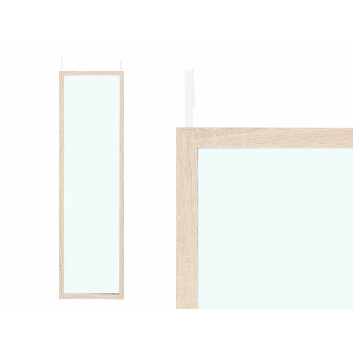 Espejo Colgante Gift Decor Blanco 30 x 120 cm (12 Unidades) 3 S3633773_2