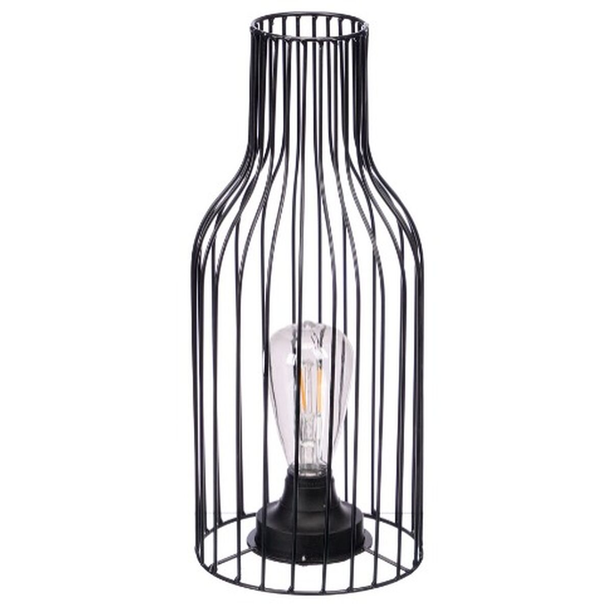 Lámpara de mesa Gift Decor Negro Botella (6 Unidades) 2 S3633869_1