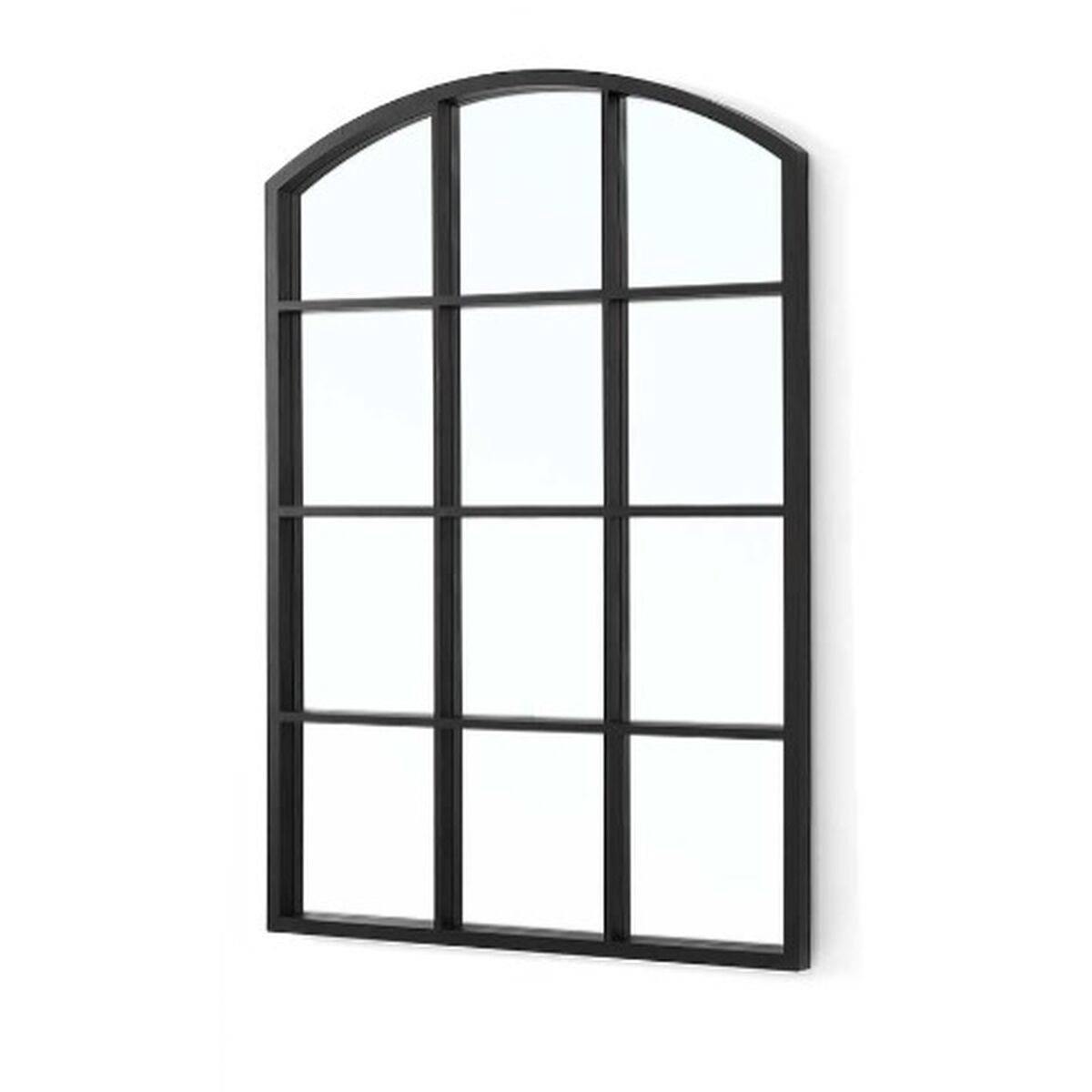 Espejo de pared Gift Decor Negro Ventana 50,5 X 2,5 X 76 cm (4 Unidades) 2 S3633880_1