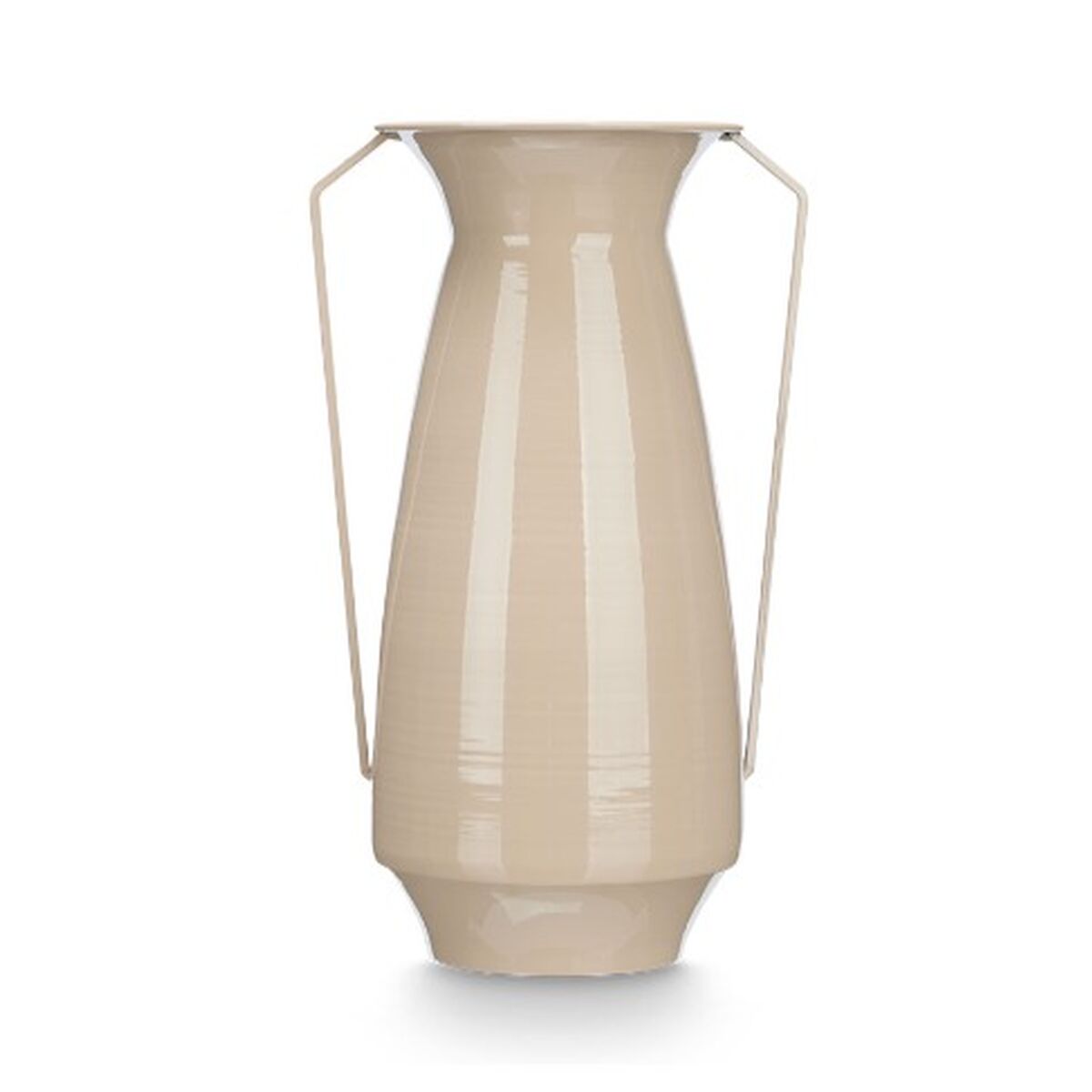 Jarrón Gift Decor Marrón Hierro Cónico 25,5 x 41,5 x 18,5 cm (4 Unidades) 2 S3633956_1