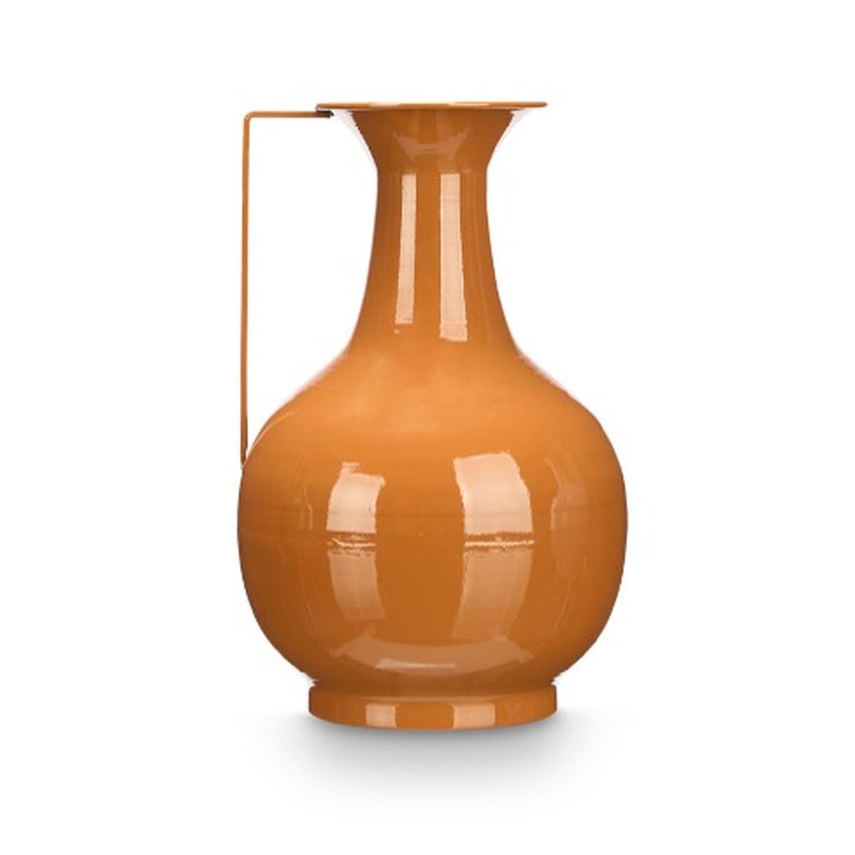 Jarrón Gift Decor Teja Hierro Bola 24 x 38,5 x 14,8 cm (4 Unidades) 2 S3633964_1