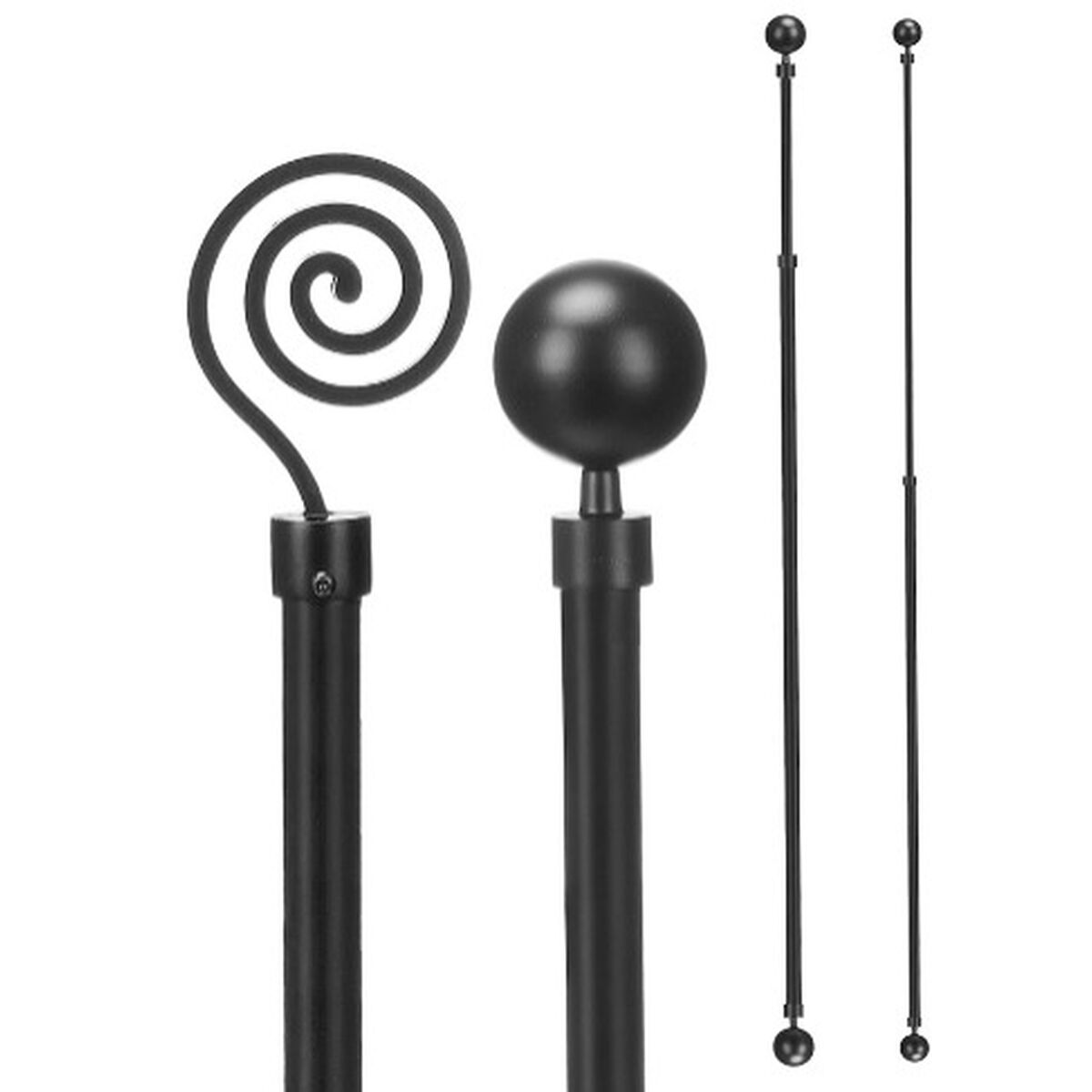 Barra para Cortinas Gift Decor Extensible 160-320 cm (24 Unidades) 2 S3634022_1