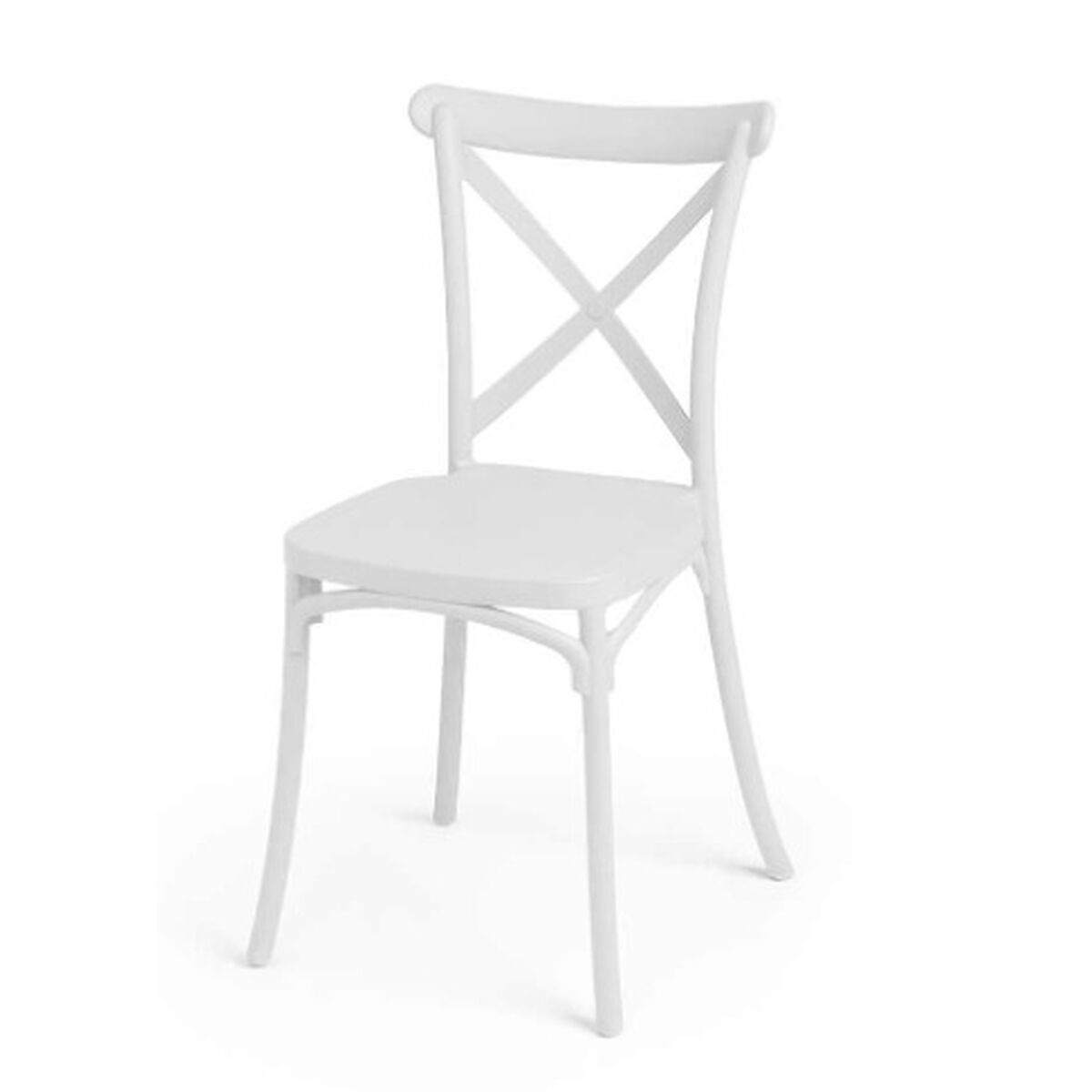 Silla Gift Decor Blanco Polipropileno 44 x 82,5 x 46 cm Cruz 1 S3634032_0