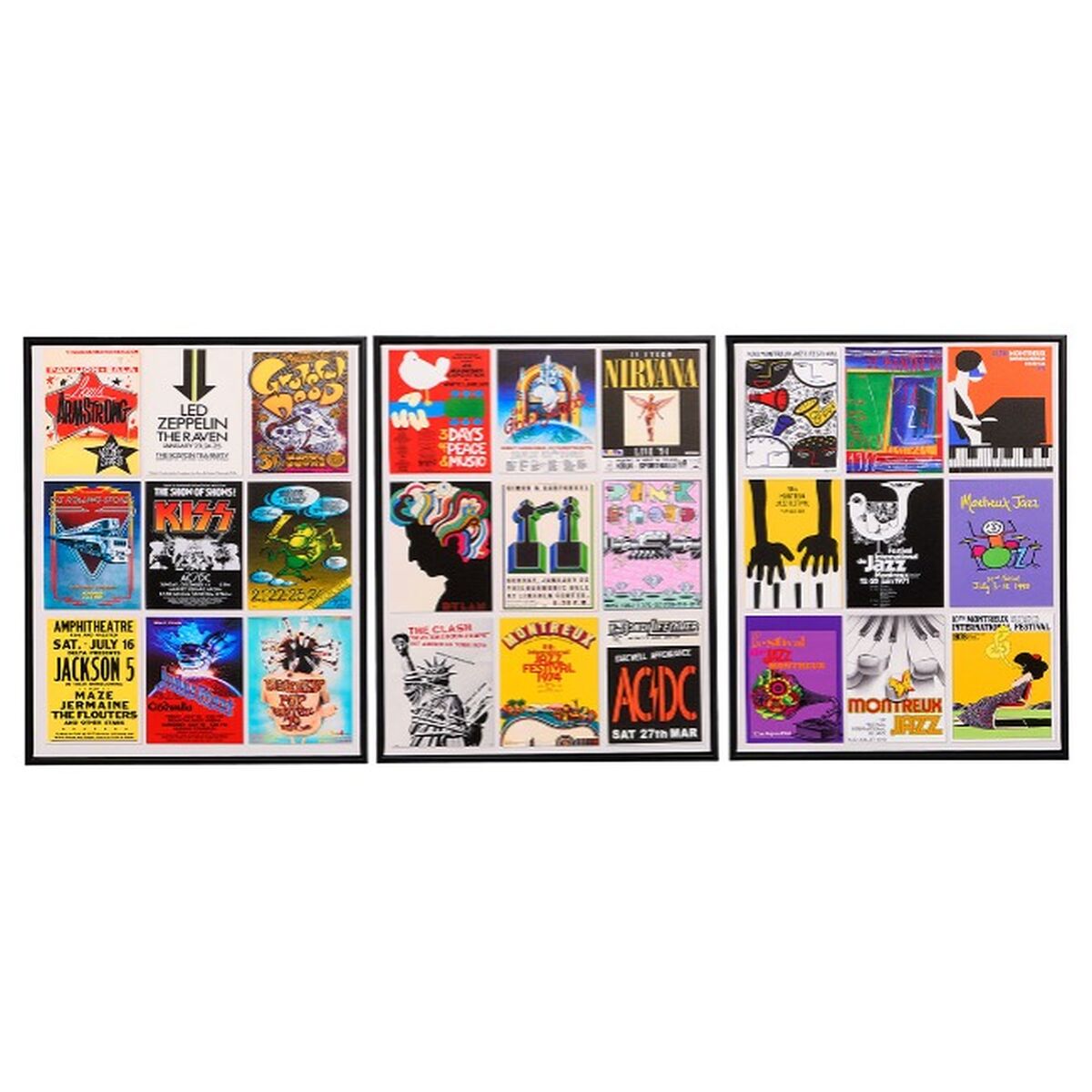 Lienzo Gift Decor Música 40 x 2 x 50 cm (6 Unidades) 3 S3634086_2