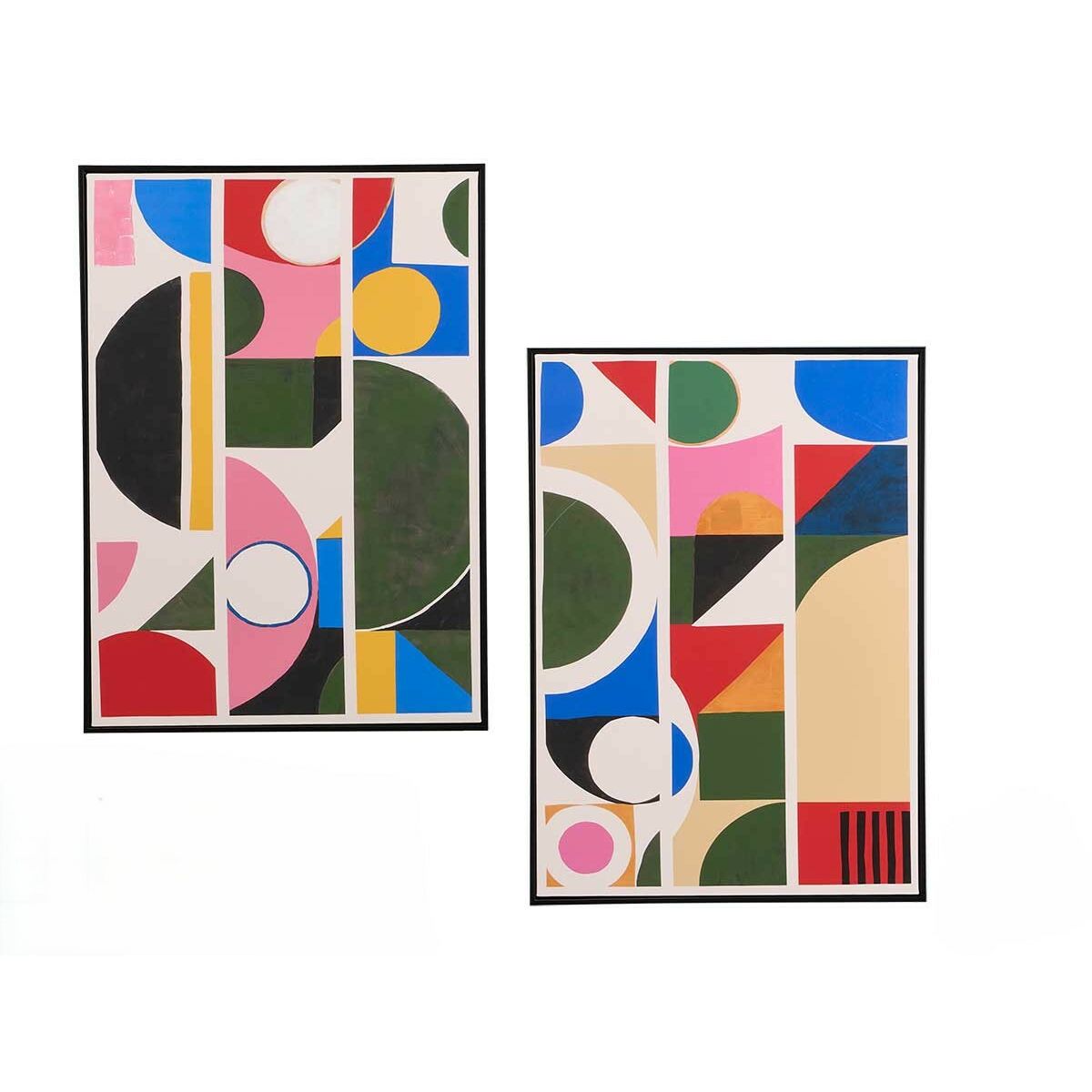 Lienzo Gift Decor Abstracto 50 x 3 x 70 cm (4 Unidades) 2 S3634094_1