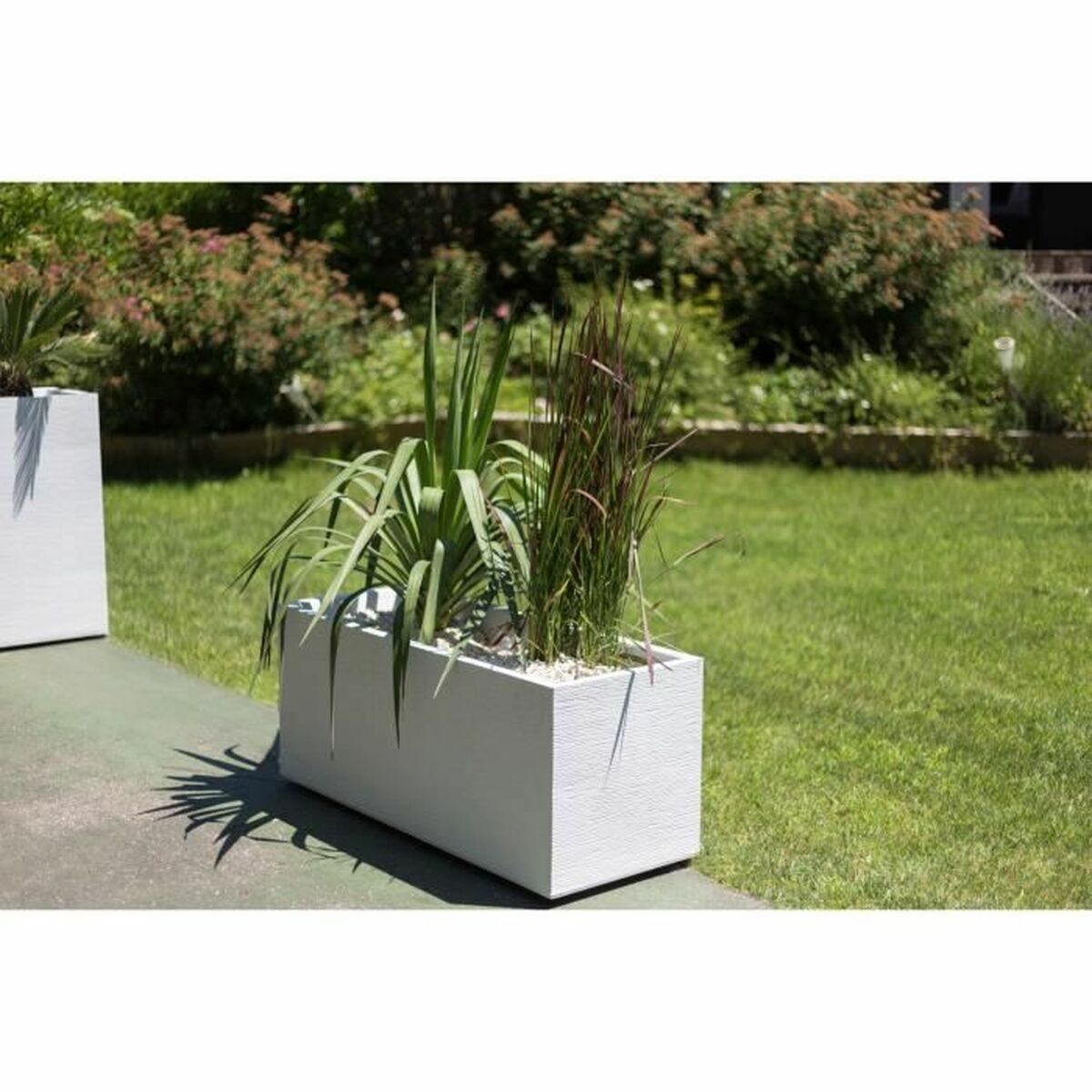Jardinera EDA EDA Graphit Blanco Polipropileno Plástico 99,5 x 39 x 43 cm 3 S71012779_2