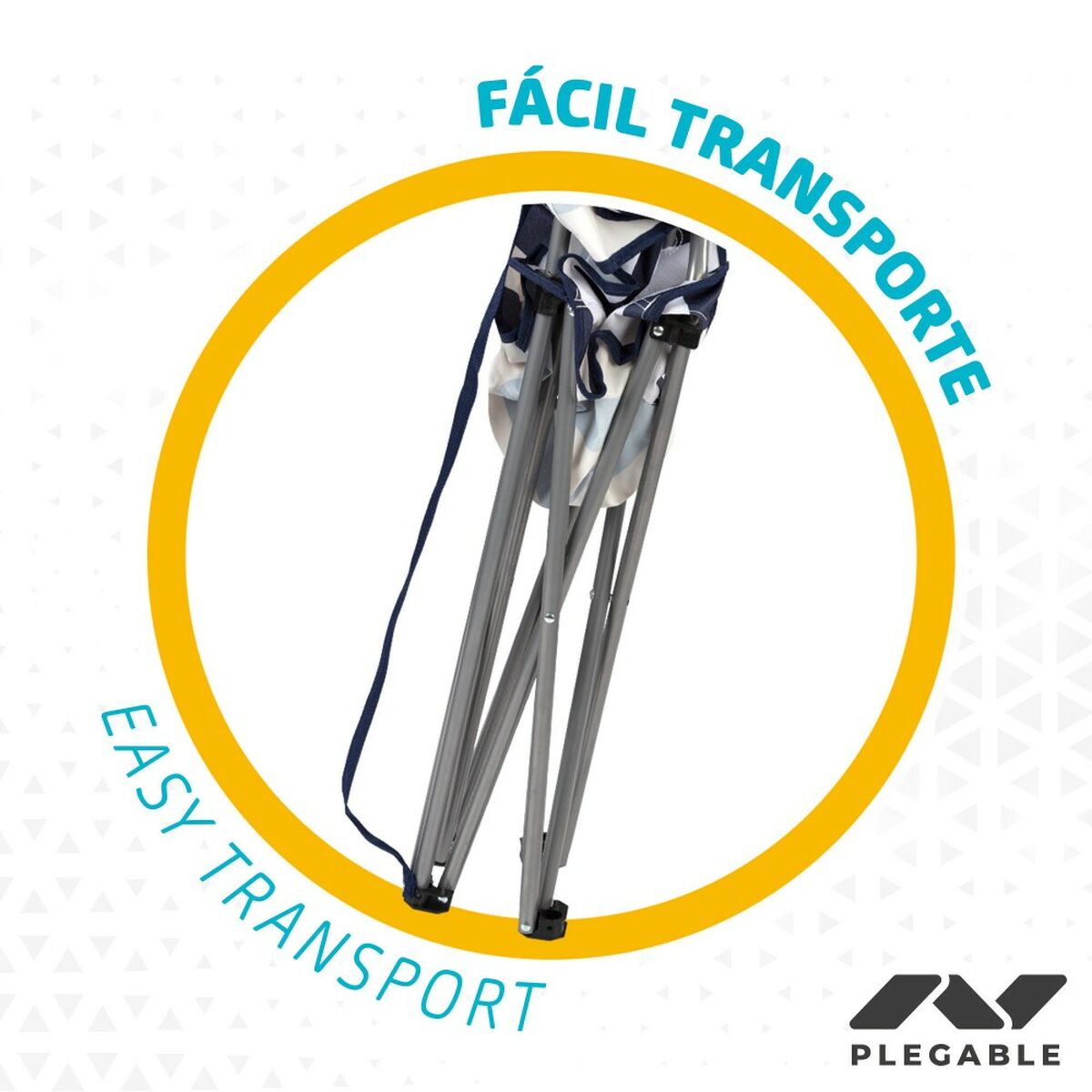 Silla Plegable Aktive Marinero 45 x 82 x 47 cm (4 Unidades) 5 S8901127_4