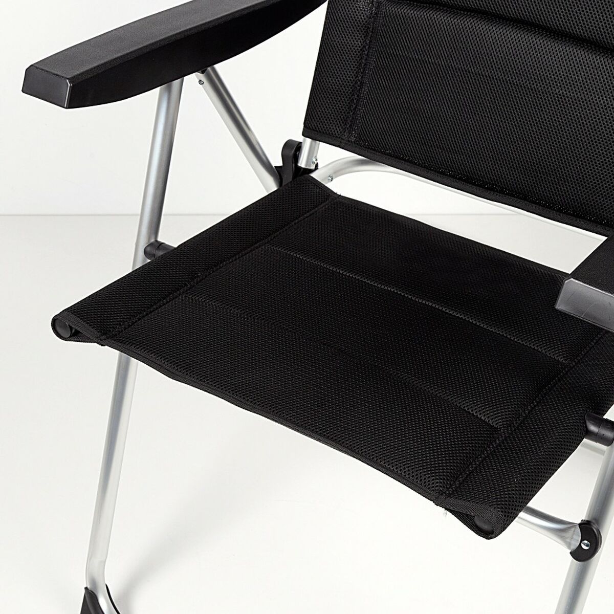 Silla de Playa Aktive Deluxe Plegable Negro 49 x 105 x 59 cm (2 Unidades) 4 S8902379_3