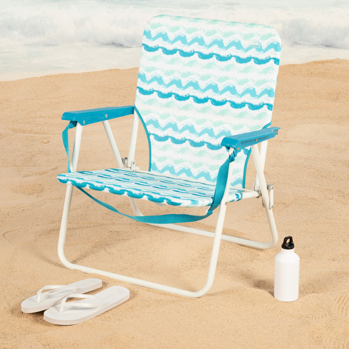 Silla de Playa Aktive 45 x 70 x 40 cm (2 Unidades) 3 S8906361_2