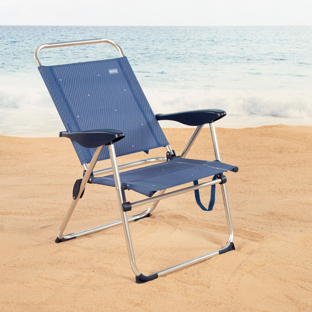 Silla de Playa Aktive 48 x 100 x 60 cm (2 Unidades) 4 S8906367_3