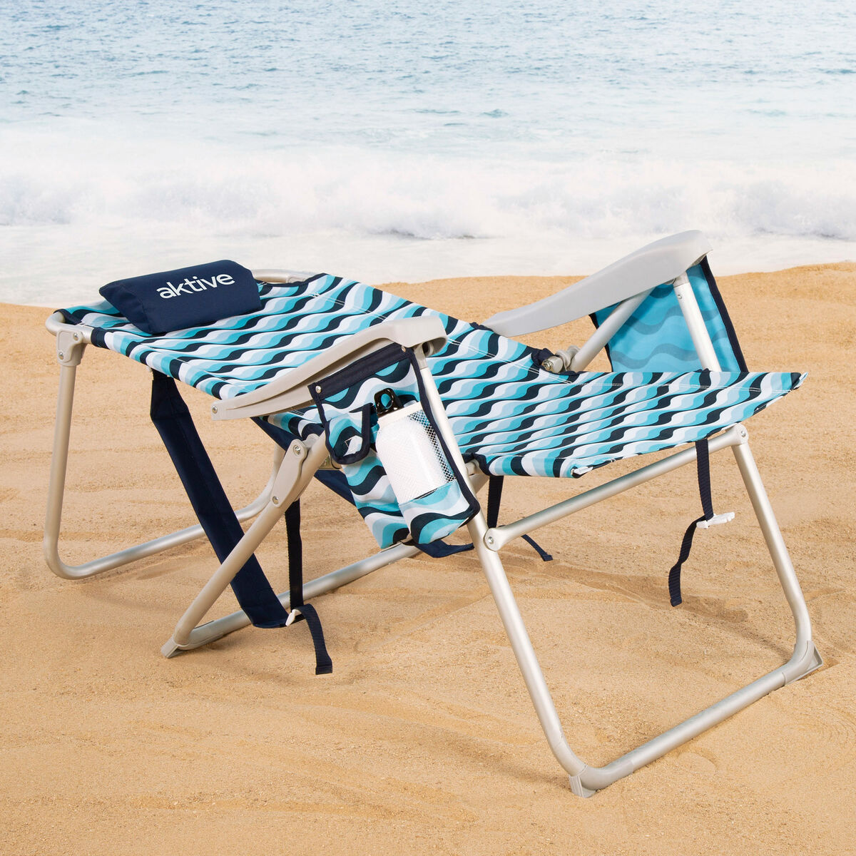 Silla de Playa Aktive 48 x 95 x 78 cm (2 Unidades) 4 S8906369_3