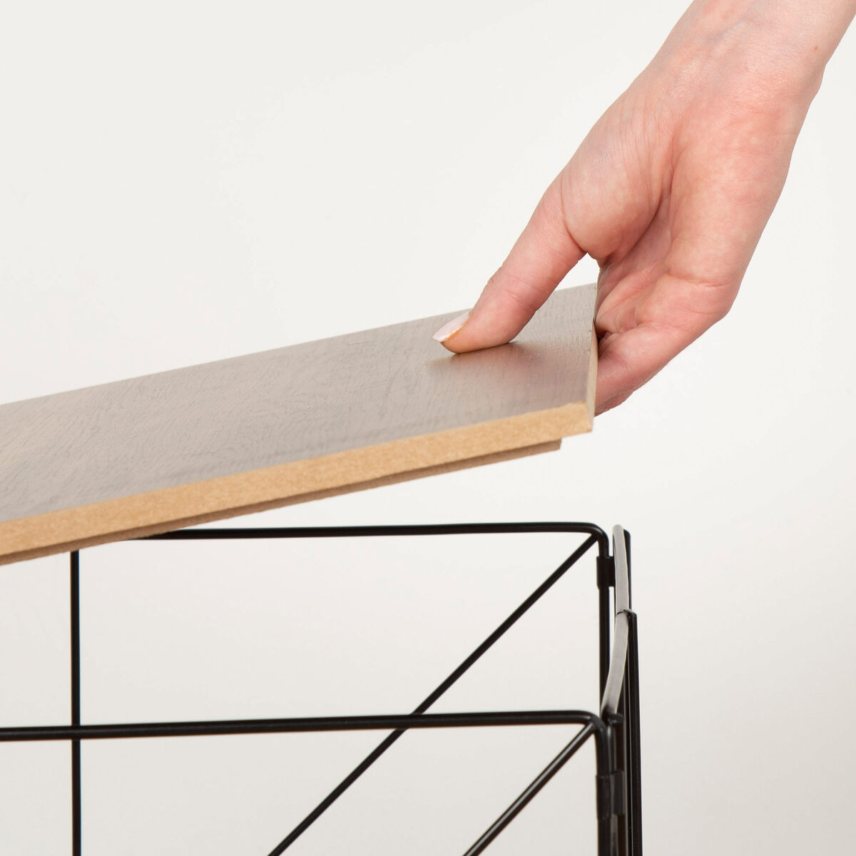 Perchero Max Home Hierro Madera MDF (4 Unidades) 5 S8907600_4