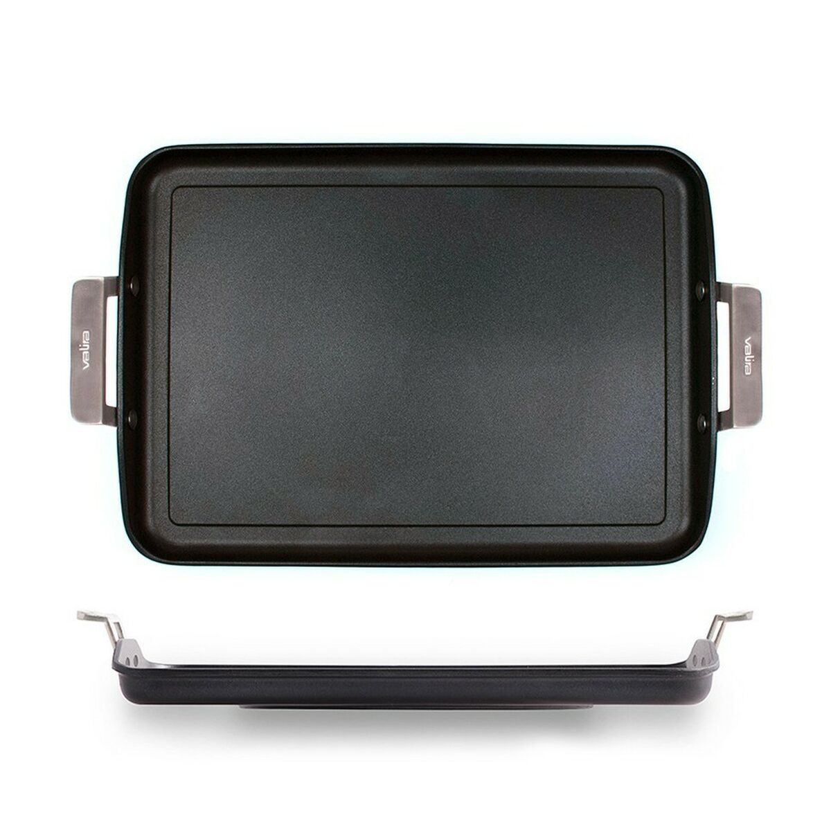 Plancha Asadora Lisa Valira 4674/25 Negro Metal 1 S0461561_0