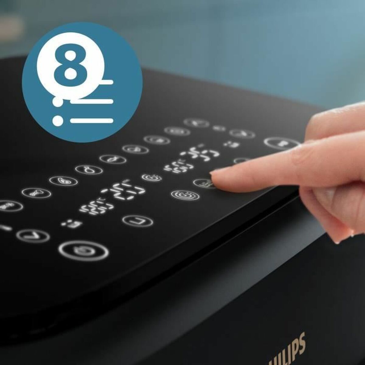 Freidora de Aire Philips Na351.00 Negro 9 L 6 S71010009_5