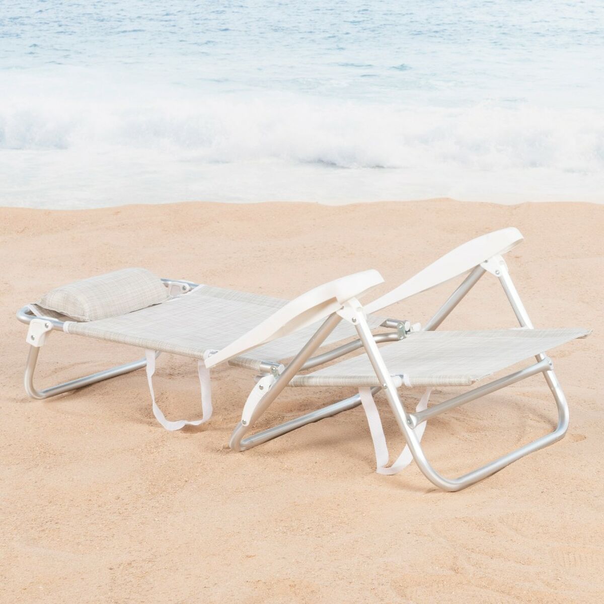 Silla de Playa Aktive 47 x 82 x 49 cm (2 Unidades) 4 S8905368_3